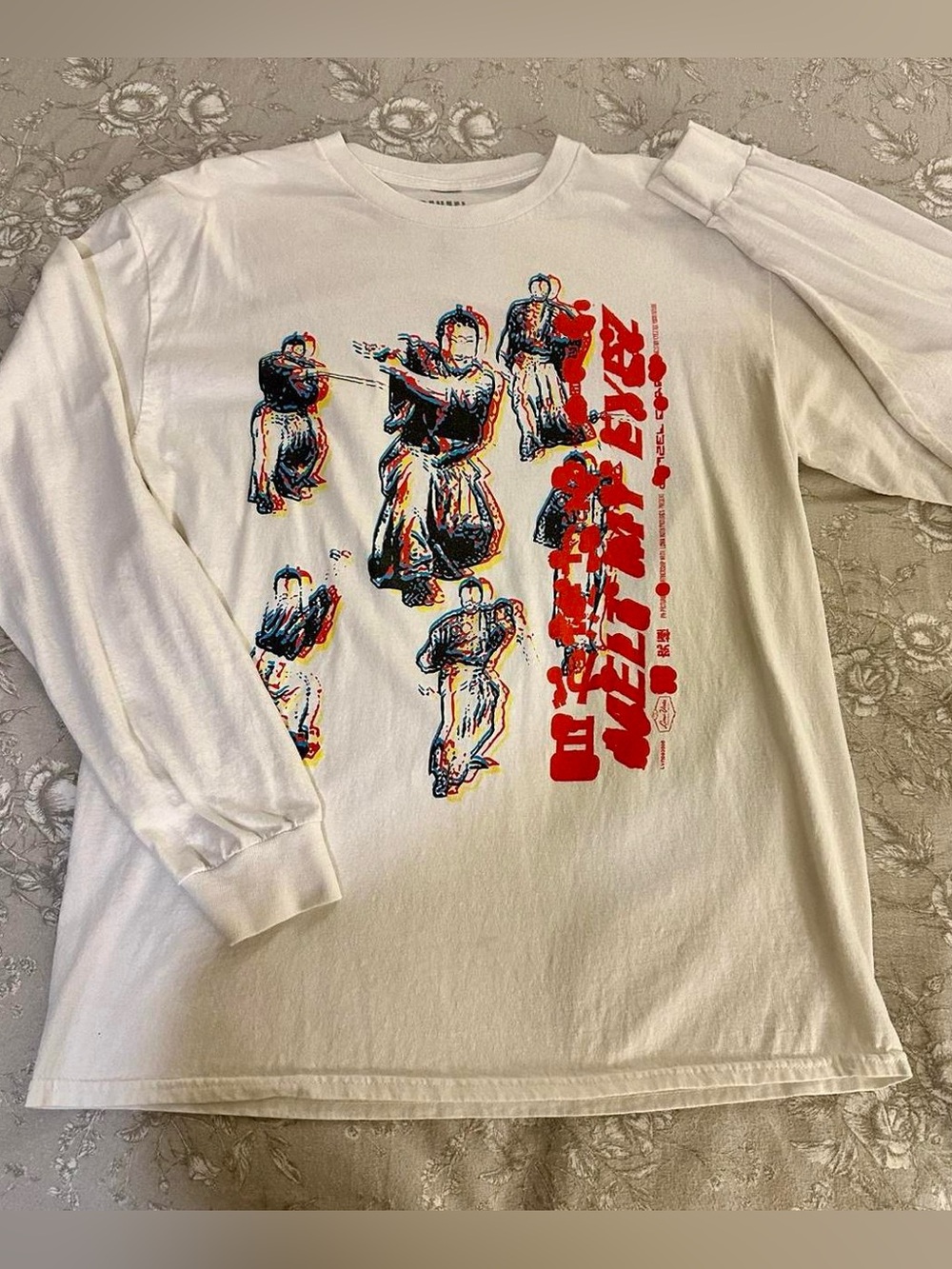 denzel curry melt my eyez tour long sleeve shirt / sz lg